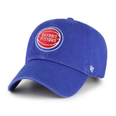 Detroit Pistons '47 Core Logo Clean Up Adjustable Hat Royal - NBA