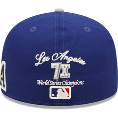 Los Angeles Dodgers New Era 2020 World Series Champions Letterman 59FIFTY Fitted Hat - MLB