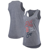 Boston Red Sox Touch Women's Americana Tri-Blend Racerback Tank Top - MLB