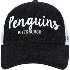 Pittsburgh Penguins '47 Women's Encore MVP Trucker Snapback Hat - Black/White - NHL