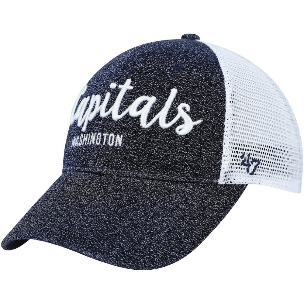Washington Capitals '47 Women's Encore MVP Trucker Snapback Hat - Navy/White - NHL