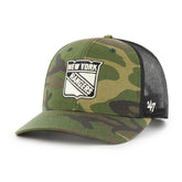 New York Rangers '47 Trucker Snapback Hat - Camo/Black - NHL