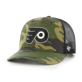 Philadelphia Flyers '47 Trucker Snapback Hat - Camo/Black - NHL
