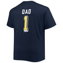 Milwaukee Brewers Big & Tall Father's Day #1 Dad T-Shirt - MLB