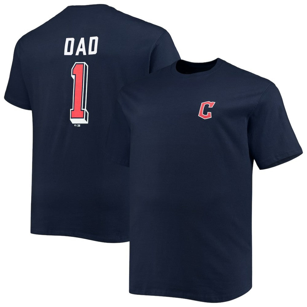 Cleveland Guardians Big & Tall Father's Day #1 Dad T-Shirt - MLB