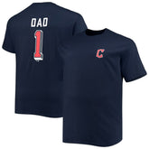 Cleveland Guardians Big & Tall Father's Day #1 Dad T-Shirt - MLB