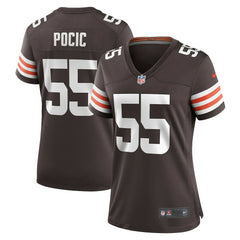 Ethan Pocic Cleveland Browns Women's Game Jersey Brown | Nike for Sale
