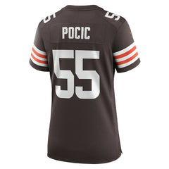 Ethan Pocic Cleveland Browns Women's Game Jersey Brown | Nike for Sale