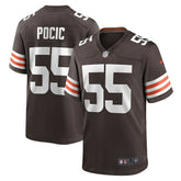 Ethan Pocic Cleveland Browns Game Jersey Brown | Nike for Sale