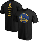Stephen Curry Golden State Warriors Playmaker Name & Number Logo T-Shirt Black - NBA