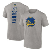 Stephen Curry Golden State Warriors Playmaker Name & Number T-Shirt Heathered Gray - NBA