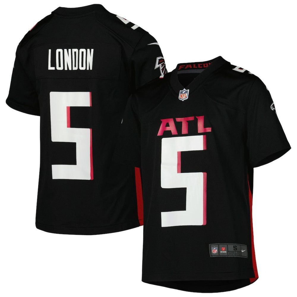 Drake London Atlanta Falcons Youth Game Jersey Black | Nike for Sale