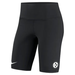 Pittsburgh Steelers Women's Biker Shorts Black | Nike for Sale