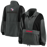Cleveland Guardians WEAR by Erin Andrews Women's Packable Half-Zip Jacket - MLB