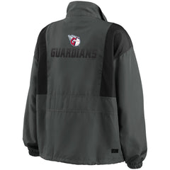 Cleveland Guardians WEAR by Erin Andrews Women's Packable Half-Zip Jacket - MLB