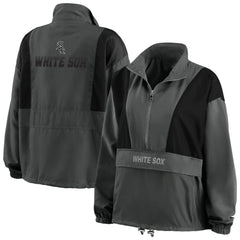 Chicago White Sox WEAR by Erin Andrews Women's Packable Half-Zip Jacket - MLB