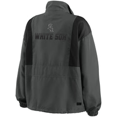 Chicago White Sox WEAR by Erin Andrews Women's Packable Half-Zip Jacket - MLB