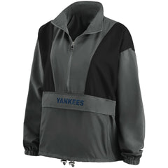 New York Yankees WEAR by Erin Andrews Women's Packable Half-Zip Jacket - MLB