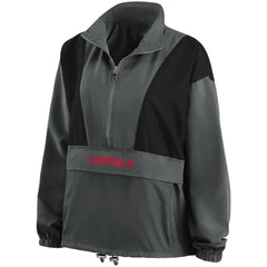 St. Louis Cardinals WEAR by Erin Andrews Women's Packable Half-Zip Jacket - MLB