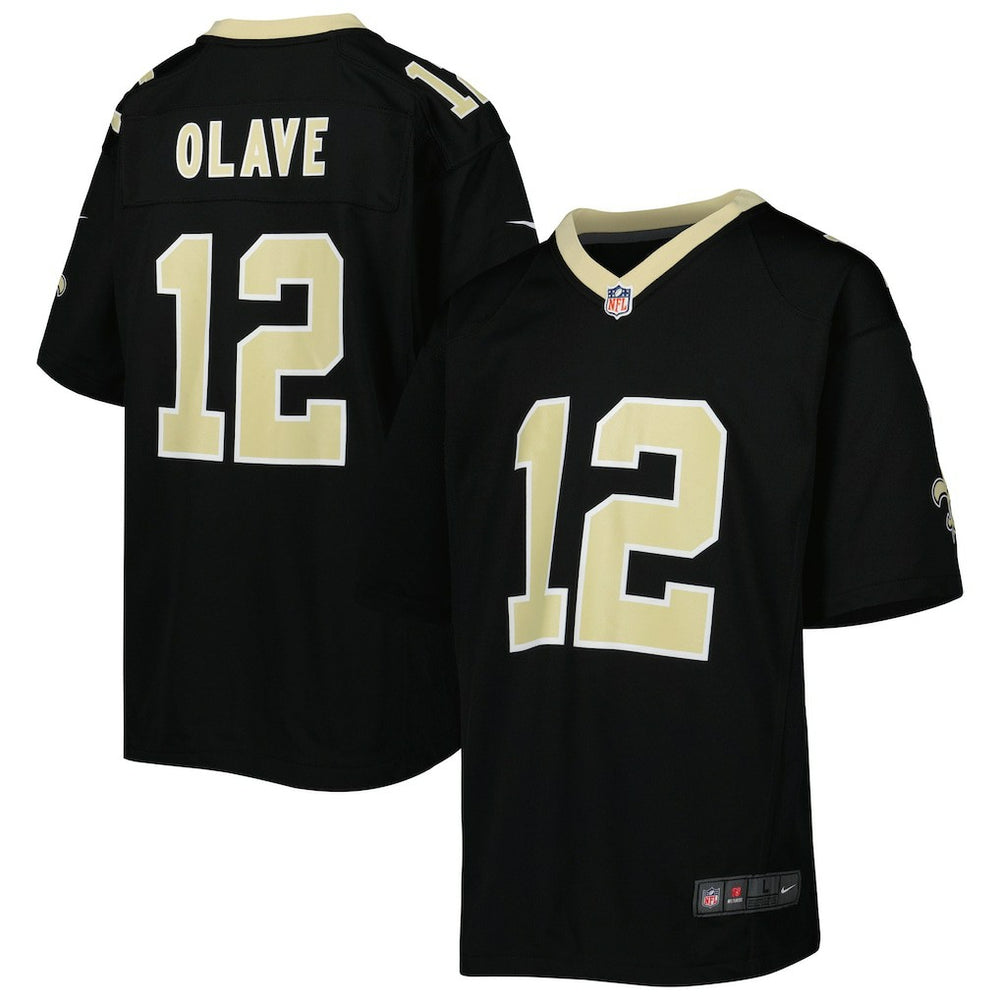 Chris Olave New Orleans Saints Youth Game Jersey Black | Nike for Sale
