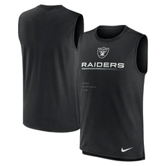 Las Vegas Raiders Muscle Trainer Tank Top Black | Nike for Sale