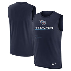 Tennessee Titans Muscle Trainer Tank Top Navy | Nike for Sale