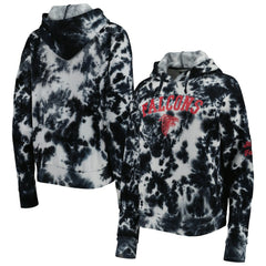 Atlanta Falcons New Era Women's Cloud Dye Fleece Pullover Hoodie Black | NFL