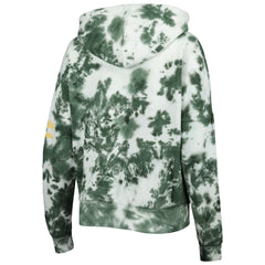Green Bay Packers New Era Women's Cloud Dye Fleece Pullover Hoodie Green | NFL