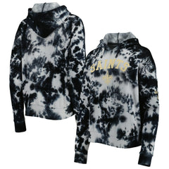 New Orleans Saints New Era Women's Cloud Dye Fleece Pullover Hoodie Black | NFL