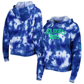 Seattle Seahawks New Era Women's Cloud Dye Fleece Pullover Hoodie Royal | NFL