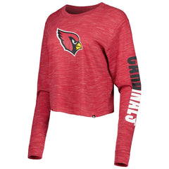 Arizona Cardinals New Era Women's Crop Long Sleeve T-Shirt Cardinal | NFL