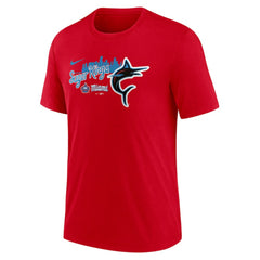 Miami Marlins Nike City Connect Tri-Blend T-Shirt - MLB