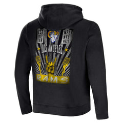 Los Angeles Rams NFL x Darius Rucker Collection Rocker Full-Zip Hoodie Black | Fanatics