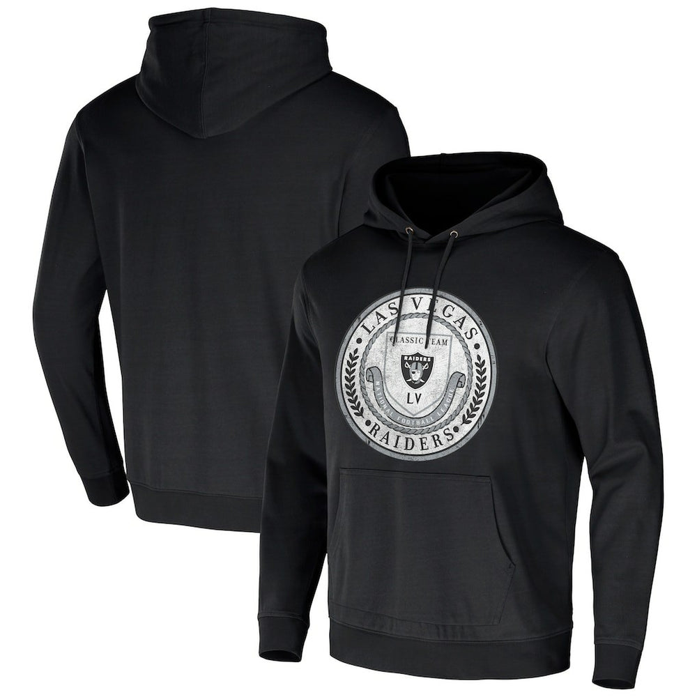Las Vegas Raiders NFL x Darius Rucker Collection Washed Pullover Hoodie Black | Fanatics