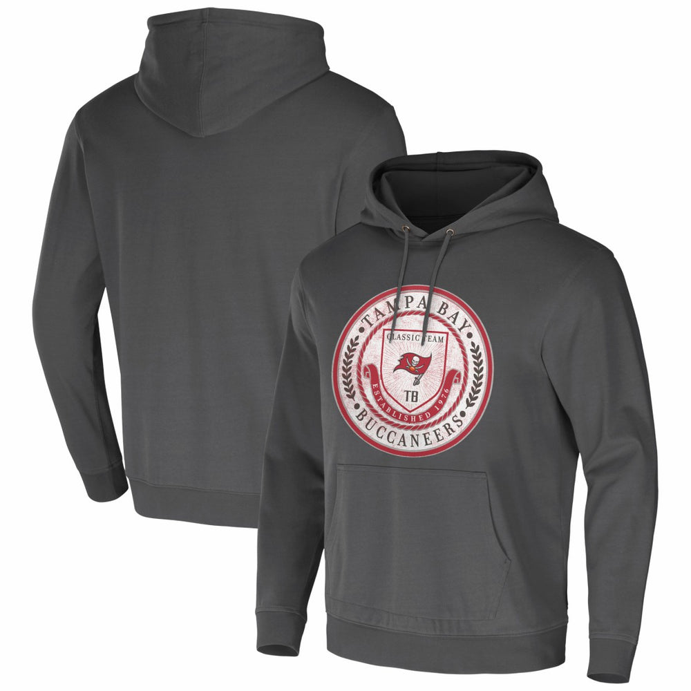 Tampa Bay Buccaneers NFL x Darius Rucker Collection Washed Pullover Hoodie Charcoal | Fanatics