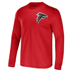 Atlanta Falcons NFL x Darius Rucker Collection Team Long Sleeve Pocket T-Shirt Red | Fanatics