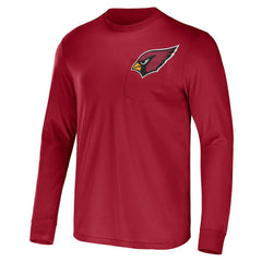 Arizona Cardinals NFL x Darius Rucker Collection Team Long Sleeve Pocket T-Shirt Cardinal | Fanatics
