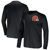Cleveland Browns NFL x Darius Rucker Collection Team Long Sleeve Pocket T-Shirt Brown | Fanatics
