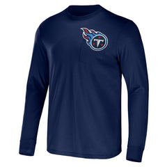 Tennessee Titans NFL x Darius Rucker Collection Team Long Sleeve Pocket T-Shirt Navy | Fanatics
