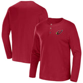 Arizona Cardinals NFL x Darius Rucker Collection Slub Jersey Henley Long Sleeve T-Shirt Cardinal | Fanatics