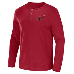 Arizona Cardinals NFL x Darius Rucker Collection Slub Jersey Henley Long Sleeve T-Shirt Cardinal | Fanatics