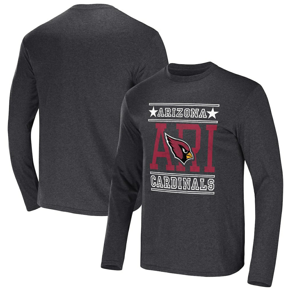 Arizona Cardinals NFL x Darius Rucker Collection Long Sleeve T-Shirt Heathered Charcoal | Fanatics