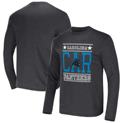 Carolina Panthers NFL x Darius Rucker Collection Long Sleeve T-Shirt Heathered Charcoal | Fanatics