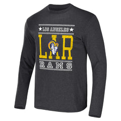 Los Angeles Rams NFL x Darius Rucker Collection Long Sleeve T-Shirt Heathered Charcoal | Fanatics