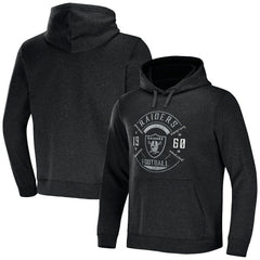 Las Vegas Raiders NFL x Darius Rucker Collection Radar Pullover Hoodie Heather Charcoal | Fanatics
