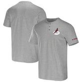 Arizona Cardinals NFL x Darius Rucker Collection Henley T-Shirt Heather Gray | Fanatics