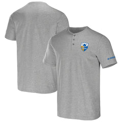 Los Angeles Chargers NFL x Darius Rucker Collection Henley T-Shirt Heather Gray | Fanatics