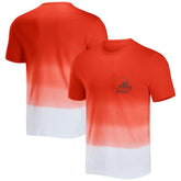 Cleveland Browns NFL x Darius Rucker Collection Dip Dye Pocket T-Shirt Orange/White | Fanatics