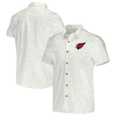 Arizona Cardinals NFL x Darius Rucker Collection Woven Button-Up T-Shirt White | Fanatics