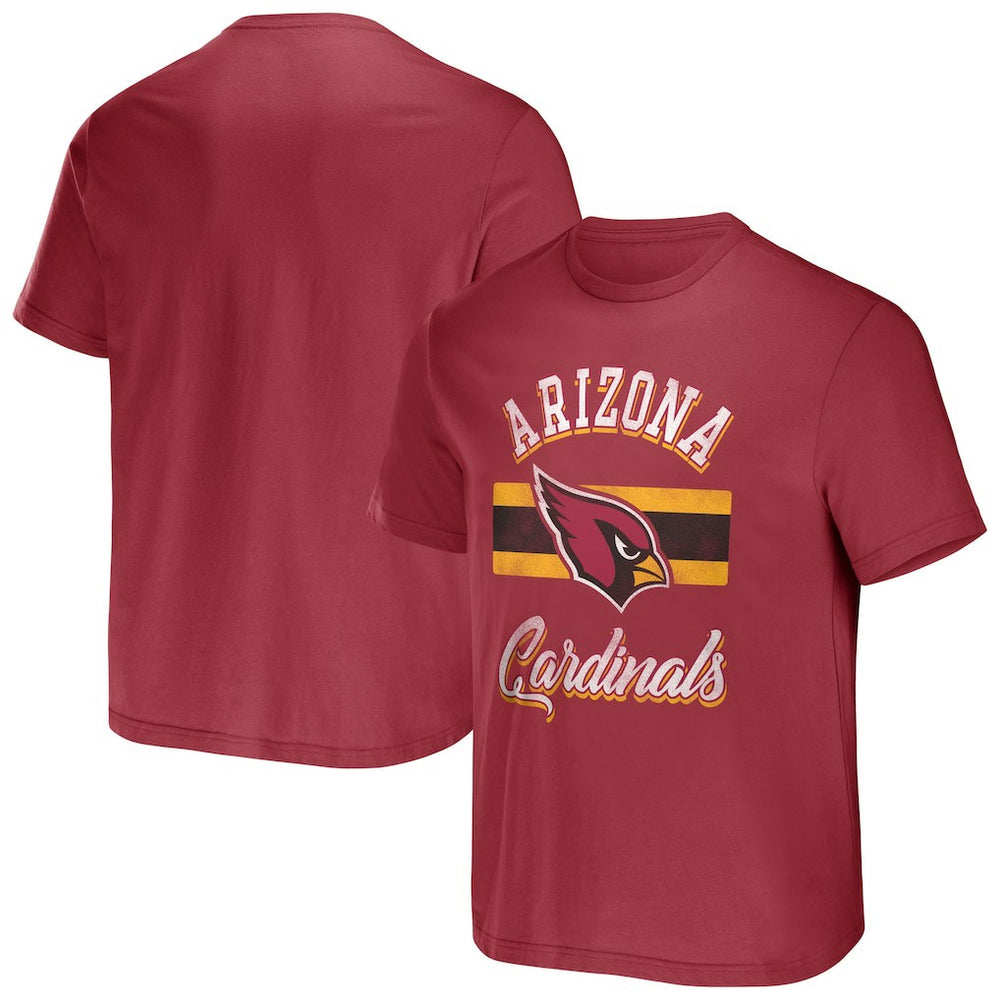 Arizona Cardinals NFL x Darius Rucker Collection Stripe T-Shirt Cardinal | Fanatics